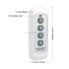 2 PCS 4 Key Wireless Remote Control Lamp Garage Door Remote, Style: without Antenna