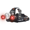 BORUIT RJ-3000 3LEDs 3000LM Strong Light Long Shot Rechargeable LED Headlight (Headlamp)