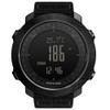 NORTH EDGE Multi-function Waterproof Outdoor Sports Electronic Smart Watch, Support Humidity Measurement / Weather Forecast / Speed Measurement, Style: Nylon Strap(Black)