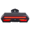 IPX4 85LM Waterproof USB Bicycle Turn Signal Light Rear Light Taillight with Remote Control