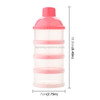 Portable Milk Powder Formula Dispenser Food Container Storage Feeding Box for Baby(Pink)