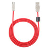 1m TPE Braided Cord Metal Connector USB A to Micro USB Data Sync Charge Cable, For Galaxy, Huawei, Xiaomi, LG, HTC and Other Smart Phones (Red)