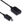 1m Micro USB Male to Female Extension Cable, For Samsung / Huawei / Xiaomi / Meizu / LG / HTC and Other Smartphones(Black)