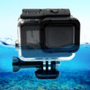 For GoPro  NEW HERO /HERO6   /5  30m Waterproof Housing Protective Case + Hollow Back Cover with Buckle Basic Mount & Screw, No Need to Disassemble Lens(GP413)