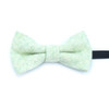 Children Solid Color Wool Fabric Bow-knot Bow Tie(Apple Green)