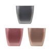 3 PCS Imitation Metal Colorful Water Storage Plastic Flowerpot, Size: G105 Small Pot(Square Champagne Gold)