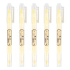 5 PCS Small Fresh Double-headed Color Fluorescent Tasteless Marker(Yellow)