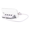 H-506 4 in 1 Micro USB / USB to 4 USB 2.0 Interface OTG Docking Station HUB with Stand Function