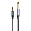 USAMS US-SJ539 3.5mm to 6.35mm Aluminum Alloy Audio Cable, Length: 1.2m