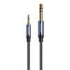 USAMS US-SJ539 3.5mm to 6.35mm Aluminum Alloy Audio Cable, Length: 1.2m