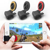 A9 Direct Mobile Clip Games Joystick Artifact Hand Travel Button Sucker with Ring Holder for iPhone, Android Phone, Tablet(Gold)