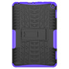 For Amazon Fire HD 8 (2020) Tire Texture Shockproof TPU+PC Protective Case with Holder(Purple)