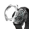 For TicWatch Pro 3 TPU Electroplating Frame Protective Case(Silver)