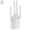 M-95B 300M Repeater WiFi Booster Wireless Signal Expansion Amplifier(White - UK Plug)