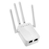 M-95B 300M Repeater WiFi Booster Wireless Signal Expansion Amplifier(White - UK Plug)