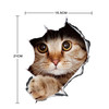4 PCS Style 4 Small 3D Stereo Cat Car Sticker Car Body Scratches And Occlusion Stickers