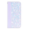 Crocodile Texture Glitter Powder Horizontal Flip Leather Case for Huawei Psmart z, with Card Slots & Holder (White)