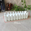 Wooden Flower Planter Fence Storage Holder Pot with Foam, Size: 30cm x 7.5cm x 8cm