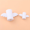 20 PCS Angel Shape Data Cable Anti-break Protection Cover Set(White)