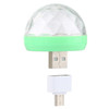 4W RGB USB LED Crystal Magic Ball Stage Light with Micro USB Adapter