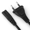 2 Prong Style EU Notebook Power Cord, Cable Length: 1.2m