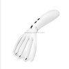 Mini Portable Rechargeable Multifunctional Head Massager Massage Comb (White)