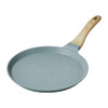 Non-Adhesive Pan Cake Crust Omelette Breakfast Pancake Pan, Colour: Green 28cm