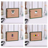 Wooden Loose-Leaf Album Children Growth Painting Album Couple DIY Handmade Gifts(Cactus Ball)