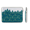 2 in 1 Green Leaf Pattern Neoprene Laptop Handbag Letter Bag for MacBook 13.3 inch