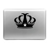 Hat-Prince Crown Pattern Removable Decorative Skin Sticker for MacBook Air / Pro / Pro with Retina Display, Size: M