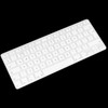 10 PCS Silicone Soft European-style English Keyboard Protector Cover Skin for MacBook Pro 13.3 inch / 15.4 inch / 17.3 inch(White)