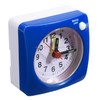 Travel Small Alarm Clock Bedside Mute Alarm Clock with Light & Snooze Function(Blue)