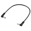 30cm 5A 5.5 x 2.1mm Male to Male Elbow DC Power Supply Plug Cable, DC 12-24V