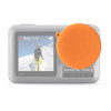 PULUZ Silicone Protective Lens Cover for DJI Osmo Action (Orange)