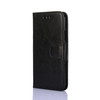For Meizu 18 Crystal Texture Horizontal Flip Leather Case with Holder & Card Slots & Wallet(Black)