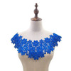 Blue Lace Collar Three-dimensional Hollow Embroidered Fake Collar DIY Clothing Accessories, Size: About 45 x 26cm
