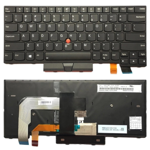 US Version Keyboard With Back Light for Lenovo Thinkpad T470 T480 A475 A485