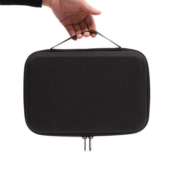 For DJI Mini SE Shockproof Nylon Carrying Hard Case Storage Bag, Size: 21.5 x 29.5 x 10cm(Black + Black Liner)