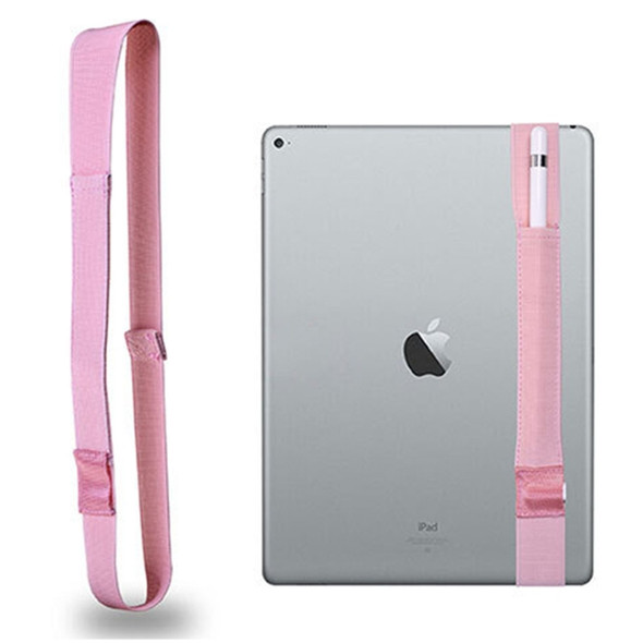 For Apple Pencil / iPad 9.7 inch General High Elastic Band Apple Pencil Band Protective Bag(Pink)
