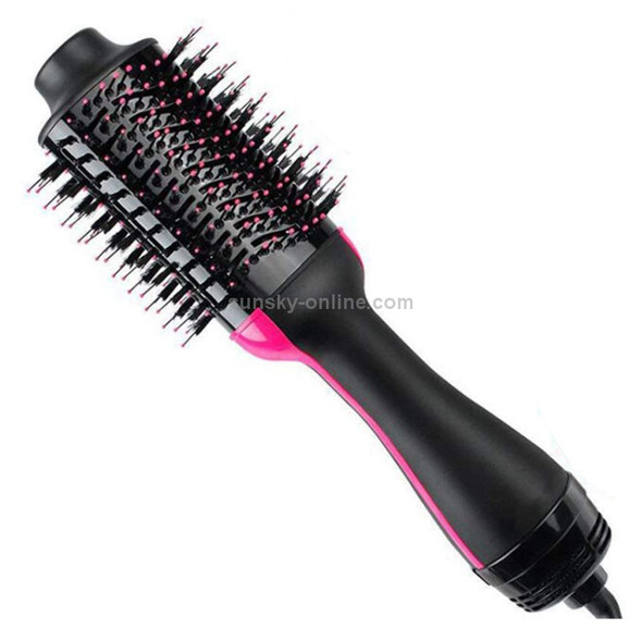 Multifunctional Infrared Negative Ion Hot Air Comb Straight Curling Hair Style Comb, EU Plug