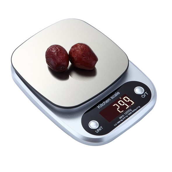 BOH-C305 Kitchen Stainless Steel LCD  Electronic Scale, Specification: 10kg / 1g