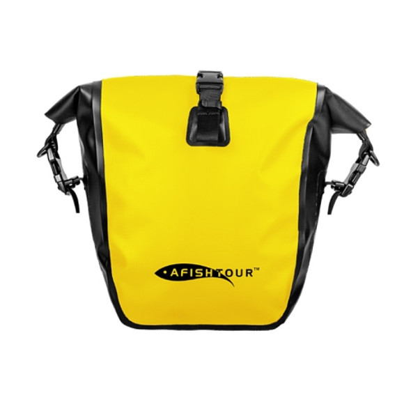AFISHTOUR FB2039 Outdoor Sports Waterproof Bicycle Bag Large Capacity Cycling Bag, Size: 25L(Yellow)