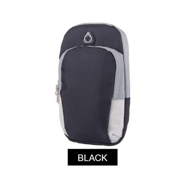2PCS Outdoor Sports Running Armband Case Holder Waterproof Bag for smartphones below 5.5 inch(Black)