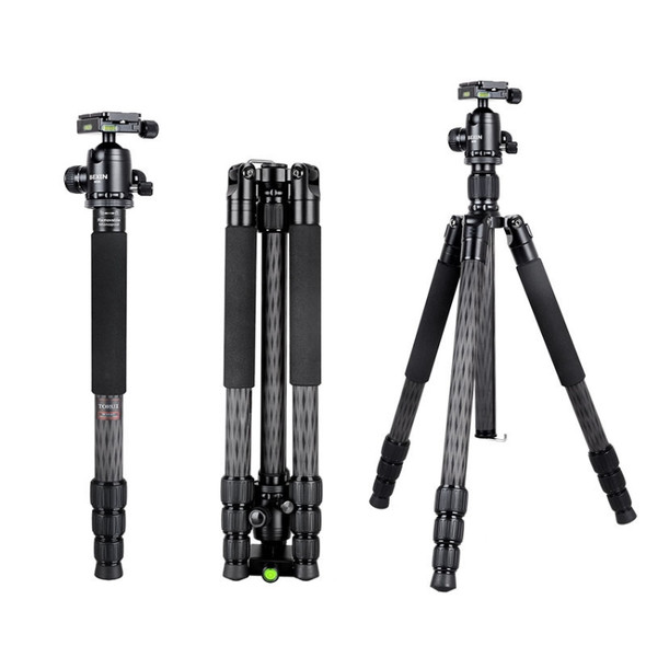 BEXIN W284C H36 Carbon Fiber Professional Photo Tripod for DSLR Camera