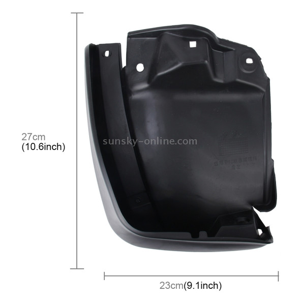 4 PCS Car Auto Semi-Rigid PVC Splash Flaps Mudguards Fender Guard for Honda Civic 2012 Version