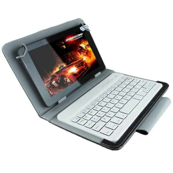Universal Bluetooth Keyboard with Leather Case & Holder for Ainol / PiPO / Ramos 7.0 Inch / 7.8 Inch / 8.0 Inch Tablet PC(Black)