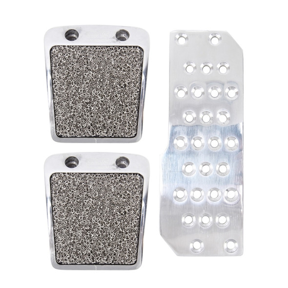 3 in 1  Stainless Steel Car Safety Manual Brake Pedals Pads for Honda