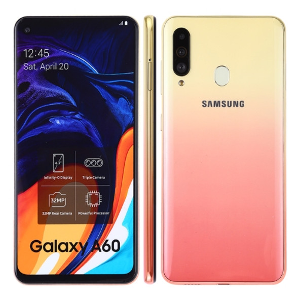 Original Color Screen Non-Working Fake Dummy Display Model for Galaxy A60 (Orange)