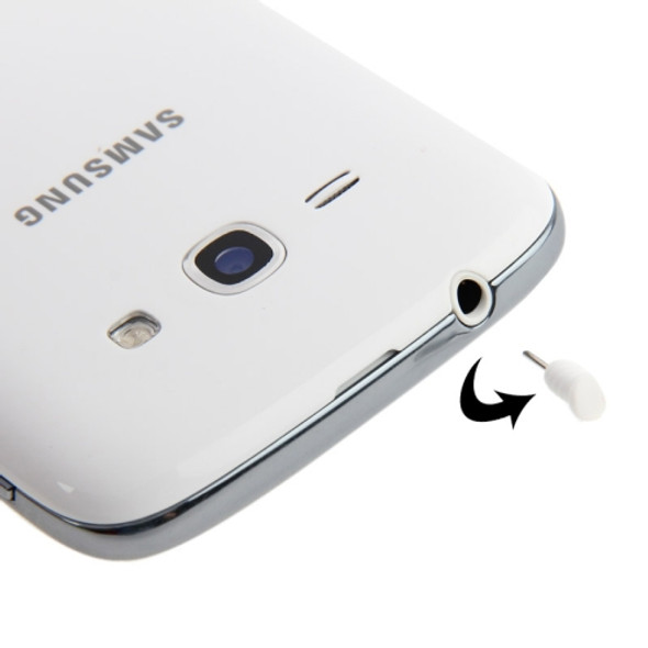 10 PCS Earphone Jack Plug Anti-dust Stopper / BisonFone, For Galaxy S IV / i9500 / i9300 / N7100 / HTC One M8(White)