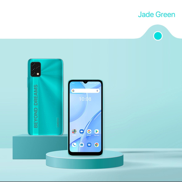 [HK Warehouse] UMIDIGI Power 5S, 4GB+32GB, Triple Back Cameras, 6150mAh Battery, Face ID & Fingerprint Identification, 6.53 inch Android 11 UMS312 T310 Quad Core up to 2.0GHz, Network: 4G, OTG, Dual SIM (Green)